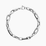 Bracelet Cesare Acier Blanc - Bracelets Homme | Histoire d&rsquo;Or