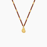 Collier Mermaid Acier Jaune Verre - Colliers fantaisie Femme | Histoire d&rsquo;Or