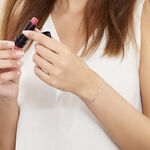 Bracelet Vivian Argent Blanc - Bracelets cha&icirc;ne Homme | Histoire d&rsquo;Or