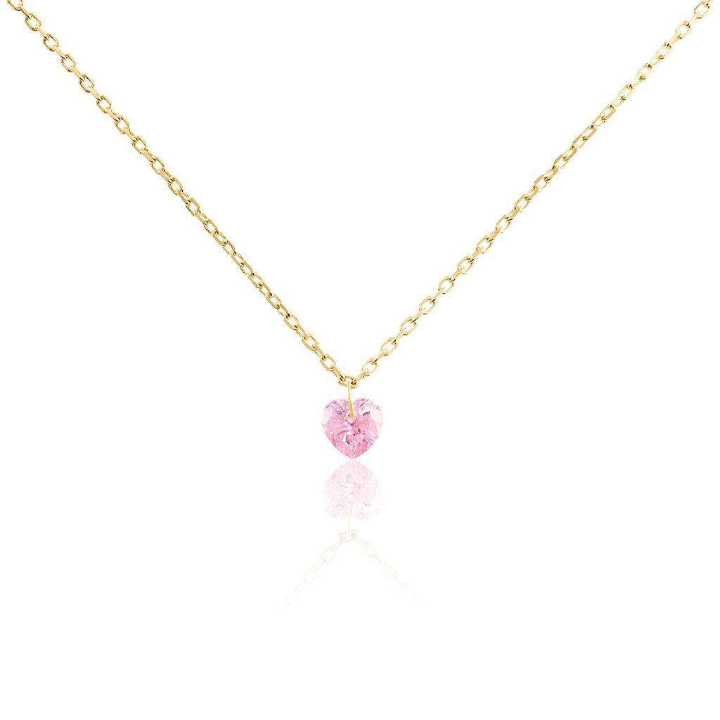 Collier Crush Plaqué Or Jaune Oxyde De Zirconium - Colliers fantaisie Femme | Histoire d’Or