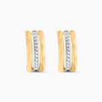 Boucles D'oreilles Pendantes Allyson Or Jaune Oxyde De Zirconium - Boucles d'oreilles pendantes Femme | Histoire d&rsquo;Or