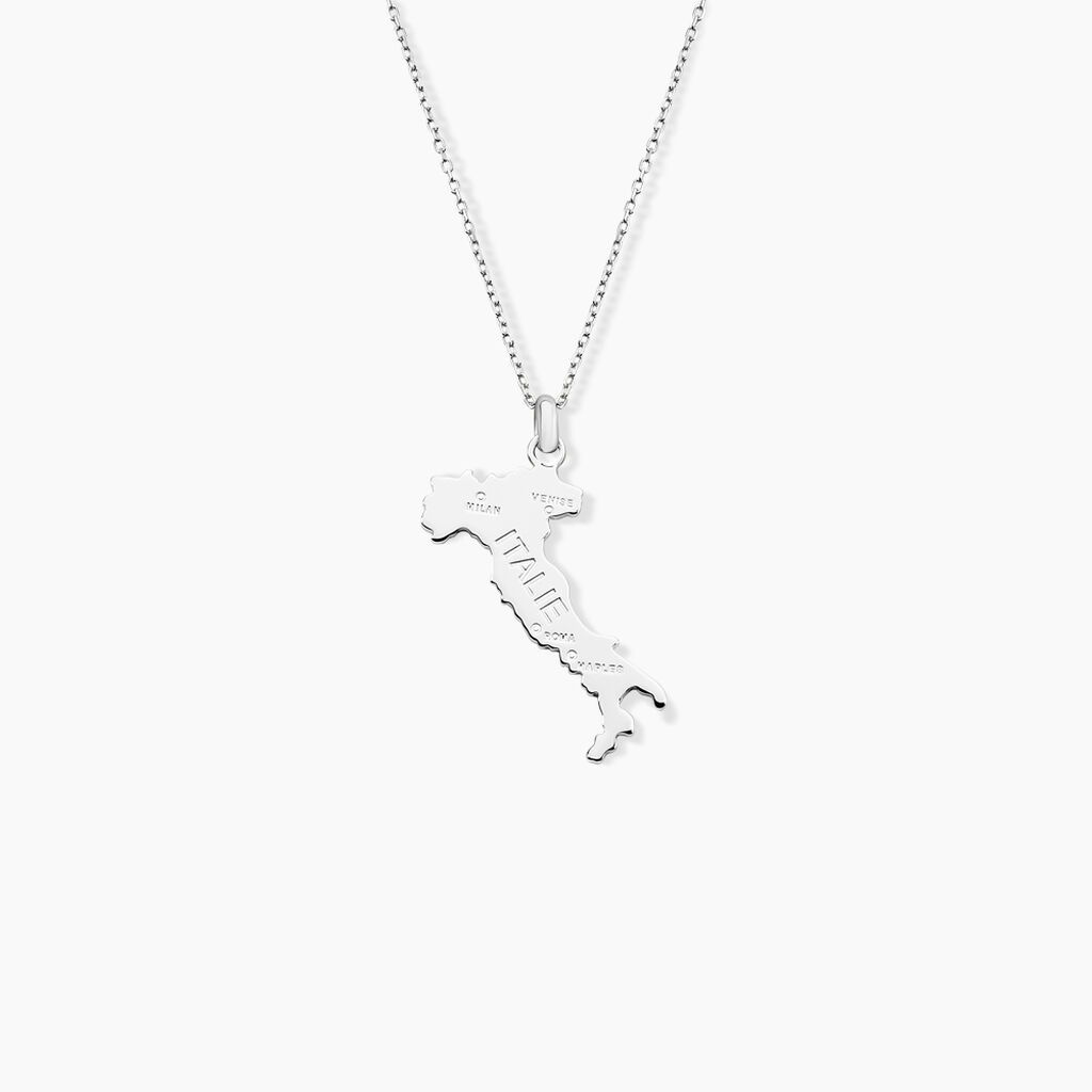 Pendentif Thea Argent Blanc - Pendentifs Famille | Histoire d’Or