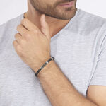Bracelet Thomas Acier Blanc - Bijoux sans pierre Homme | Histoire d&rsquo;Or