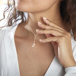 Collier Carrine 2 Fils Or Jaune Perle De Culture - Colliers Femme | Histoire d&rsquo;Or