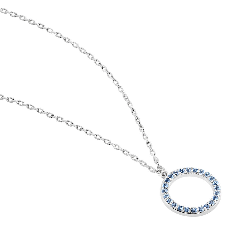 Collier Ambroisie Argent Blanc Oxyde De Zirconium - Colliers fantaisie Femme | Histoire d’Or