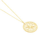 MARGHERITA Damen Collier Gold 375 (9 Karat) Blume - Bijoux sans pierre Femme | Histoire d&rsquo;Or