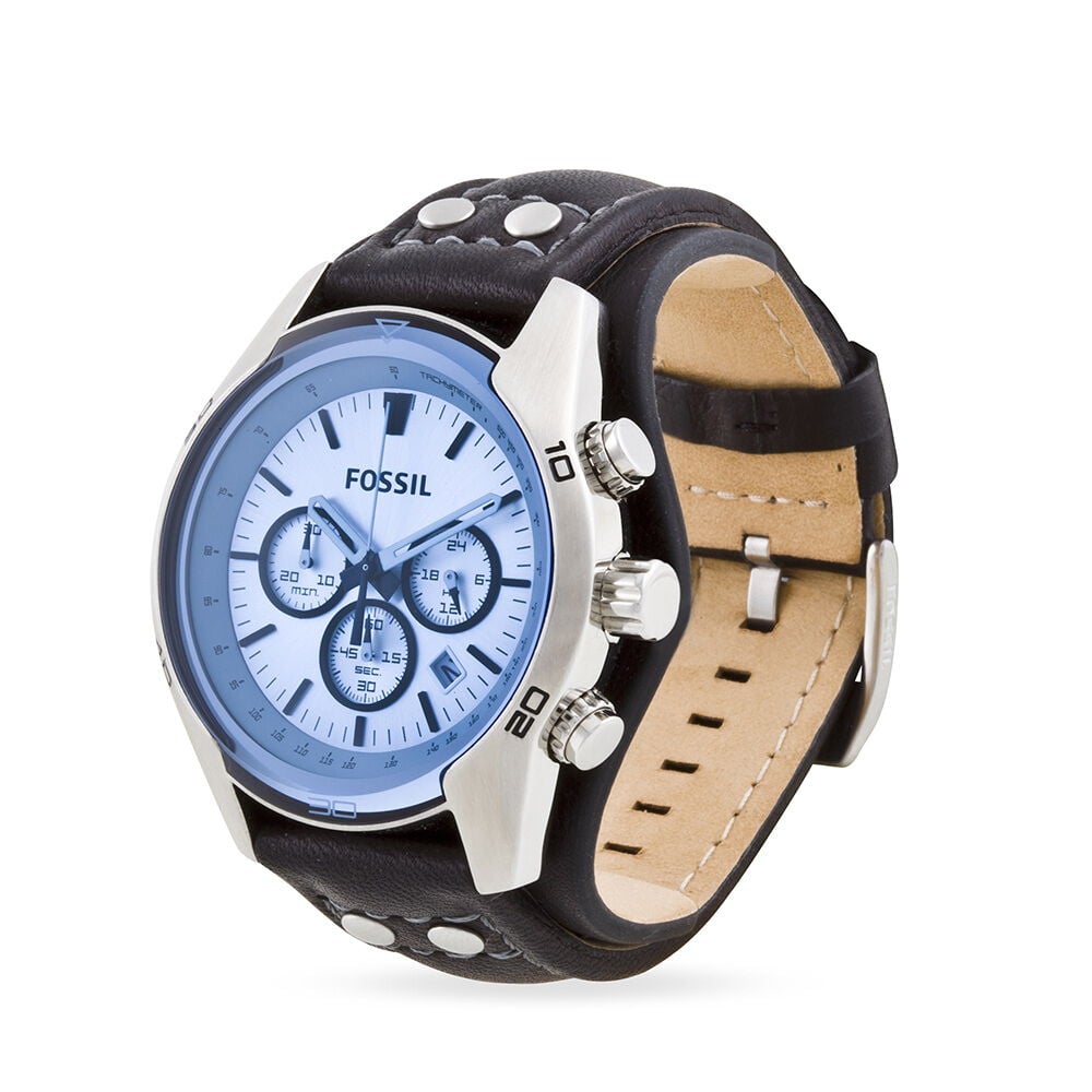 Montres Fossil CH2564 Acier Boucle Ardillon Blanc Ronde - HIMHB1B4450 •  Histoire d'Or