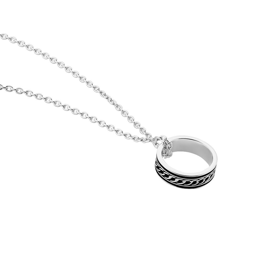 Collier Balthazar Argent Blanc - Colliers Homme | Histoire d’Or
