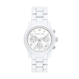 Montre Michael Kors Fossil Runway Blanc - Montres Homme | Histoire d’Or