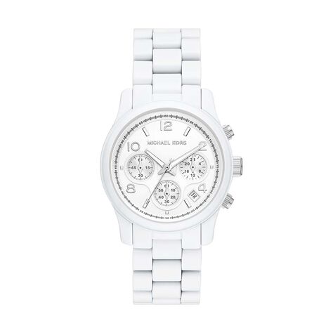 Montre Michael Kors Fossil Runway Blanc - Montres Homme | Histoire d’Or