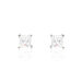 Boucles D'oreilles Puces Argent Blanc Alys Oxyde De Zirconium - Boucles d'oreilles fantaisie Femme | Histoire d’Or