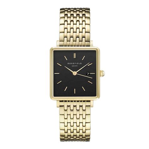 Montre Rosefield The Boxy Noir - Montres Femme | Histoire d’Or