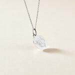 Pendentif Zodiaque Rond Argent Blanc - Pendentifs Zodiaque Famille | Histoire d&rsquo;Or