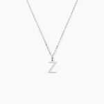 Pendentif Ionia Lettre Or Blanc - Pendentifs Famille | Histoire d&rsquo;Or