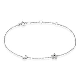 Bracelet Dalie Or Blanc Diamant - Bracelets Femme | Histoire d’Or