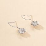 Boucles D'oreilles Pendantes Fortunata Argent Blanc Oxyde De Zirconium - Boucles d'oreilles fantaisie Femme | Histoire d&rsquo;Or