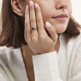Bague Argent Rose Atieno Oxyde De Zirconium - Bagues Coeur Femme | Histoire d’Or