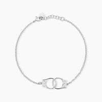 Bracelet Kim Argent Blanc