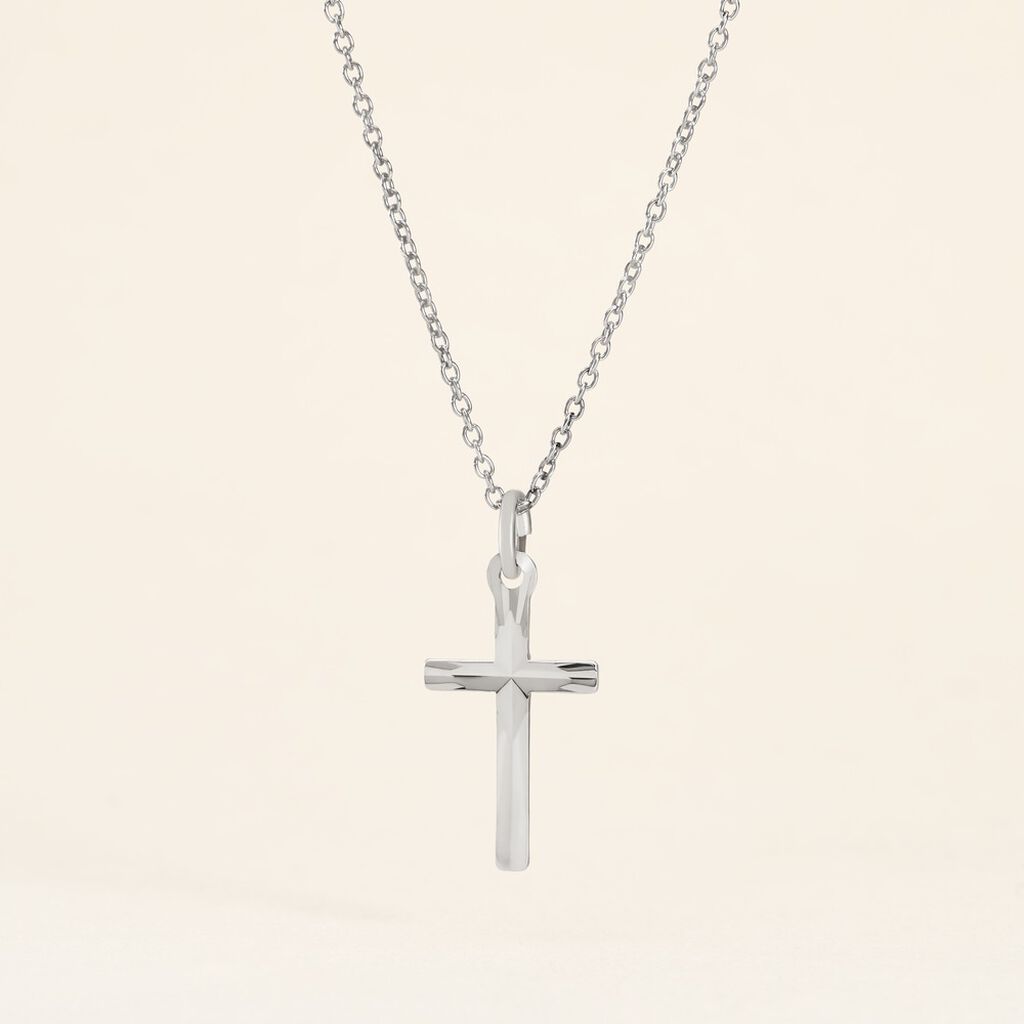 Pendentif Aisse Argent Blanc - Pendentifs Communion Unisex | Histoire d&rsquo;Or