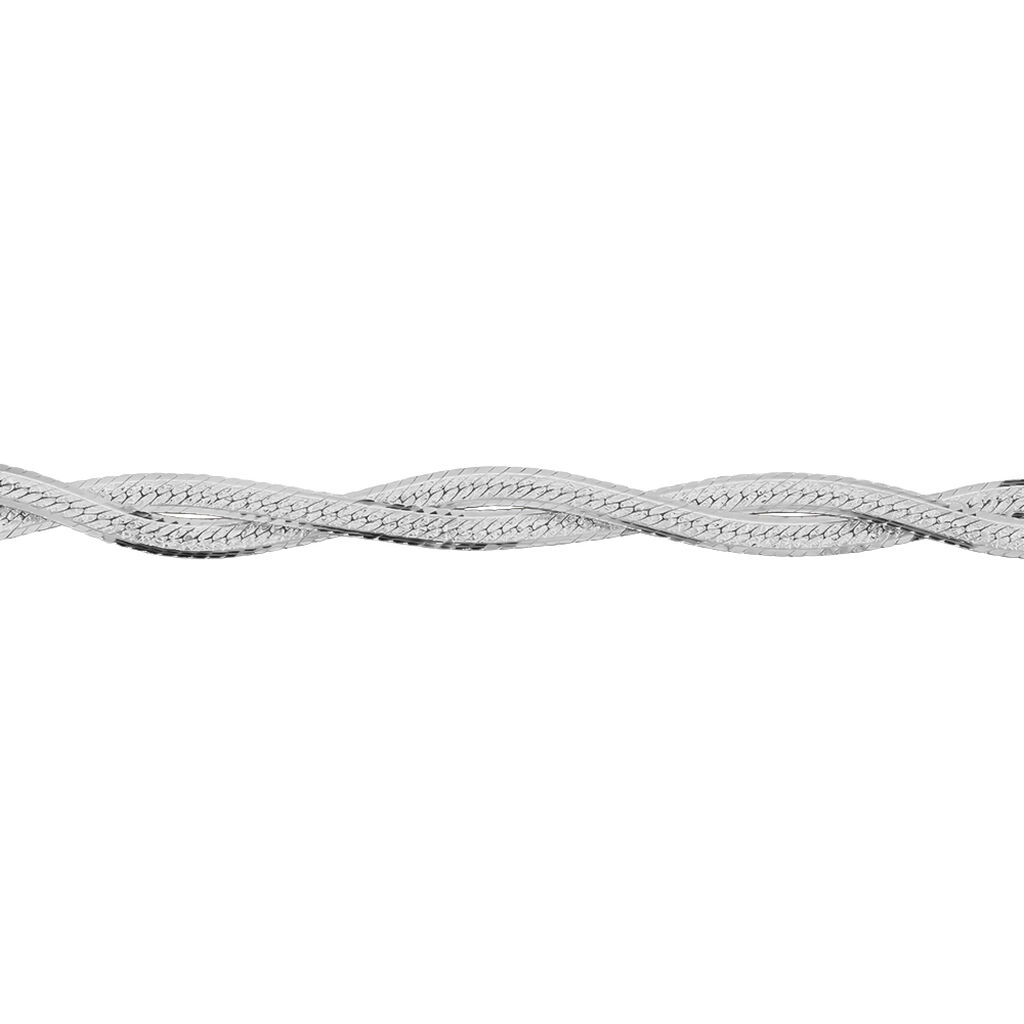 Bracelet Anaiz Argent Blanc - Bracelets chaîne Femme | Histoire d’Or