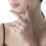 Bague Solitaire Niva Or Jaune Diamant - Bagues solitaires Femme | Histoire d&rsquo;Or