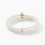 Bracelet Silene 2 Rangs Or Jaune Perle De Culture - Bracelets Femme | Histoire d&rsquo;Or