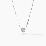 Collier Violanda Or Blanc Diamant - Colliers Femme | Histoire d&rsquo;Or