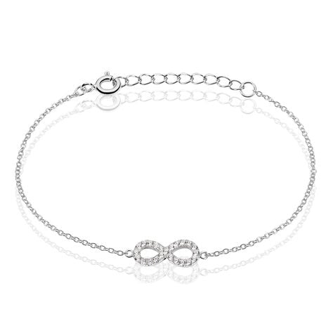 Bracelet Lou Argent Blanc Oxyde De Zirconium - Bracelets Femme | Histoire d’Or