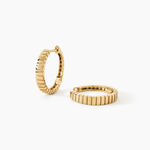 Cr&eacute;oles Dorofei Argent Dor&eacute; A L'Or 750/1000 - Boucles d'oreilles cr&eacute;oles Femme | Histoire d&rsquo;Or