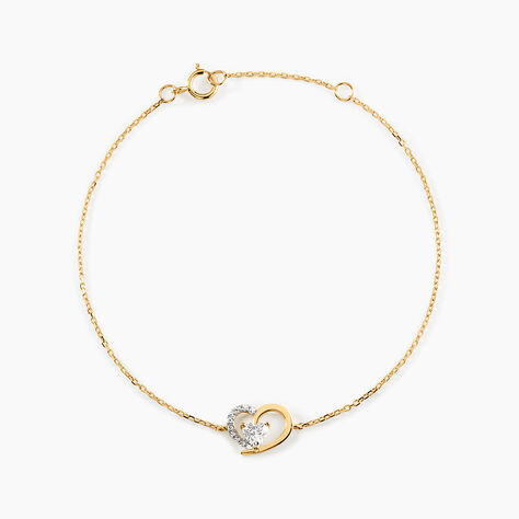 Bracelet Eliana Or Jaune Oxyde De Zirconium - Bracelets Femme | Histoire d&rsquo;Or
