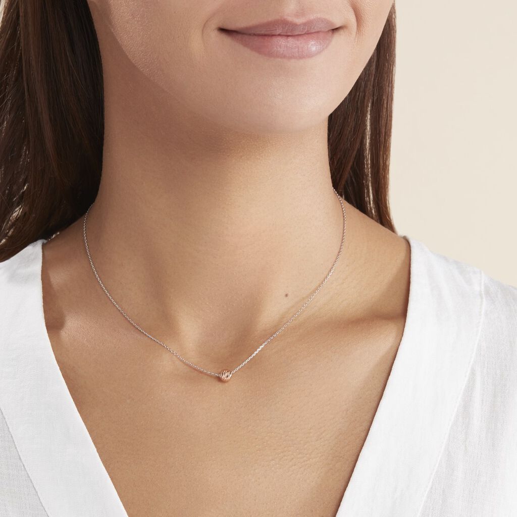 Collier Argent Bicolore Ramiro - Colliers fantaisie Femme | Histoire d’Or