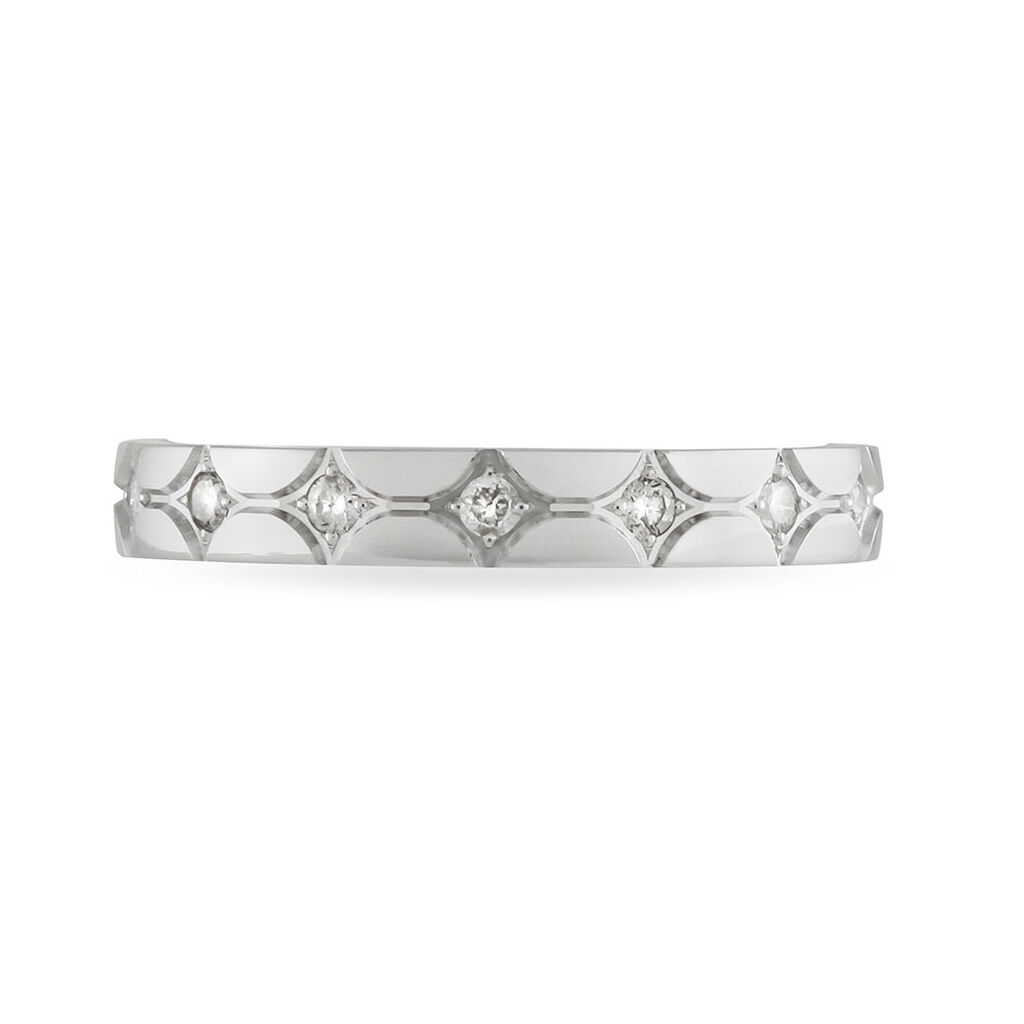 Alliance Lola Or Blanc Diamant - Alliances Femme | Histoire d’Or
