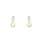 Boucles D'oreilles Puces Osanna Or Jaune Diamants - Clous d'oreilles Femme | Histoire d&rsquo;Or