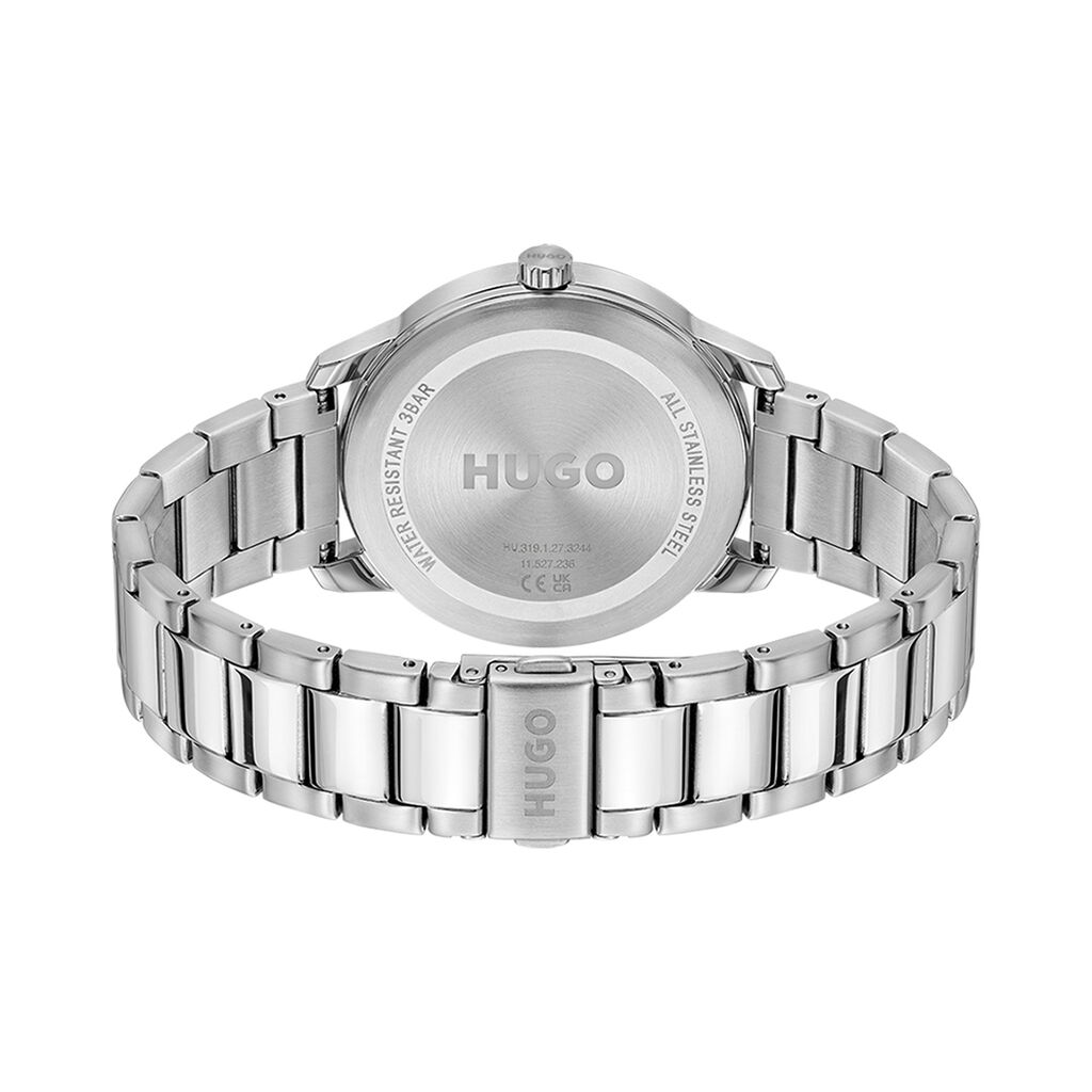 Montre Hugo Stamp Noir - Montres Homme | Histoire d’Or