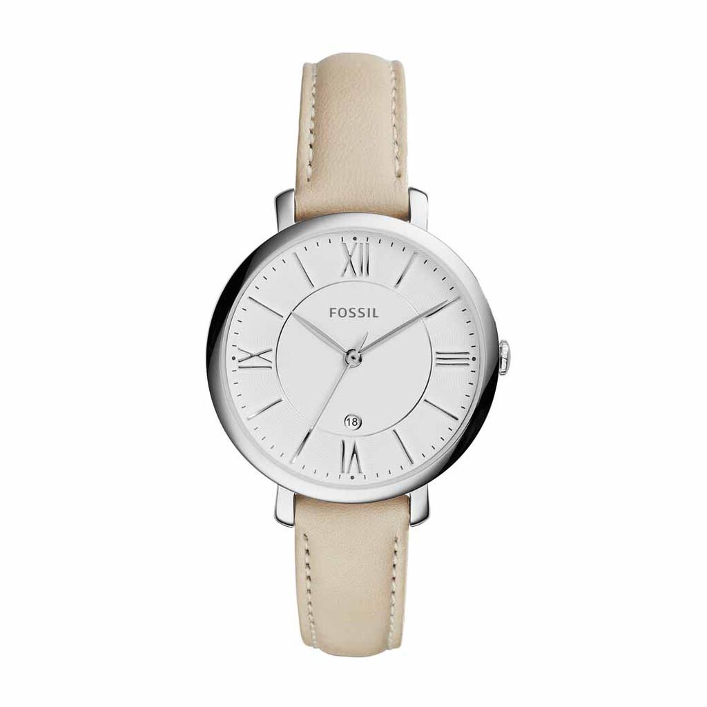 Montre Fossil Jacqueline Blanc - Montres Femme | Histoire d’Or