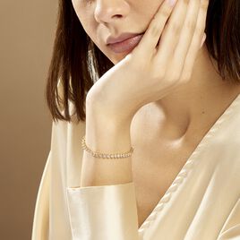 Bracelet Maryannick Plaque Or Jaune Oxyde De Zirconium - Bijoux Femme | Histoire d’Or