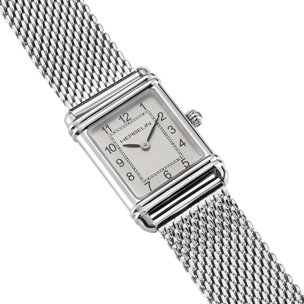 Montre Michel Herbelin Art Deco Argent - Montres Femme | Histoire d’Or
