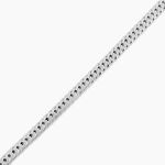 Bracelet Izel Maille Anglaise Or Blanc - Bracelets cha&icirc;ne Femme | Histoire d&rsquo;Or