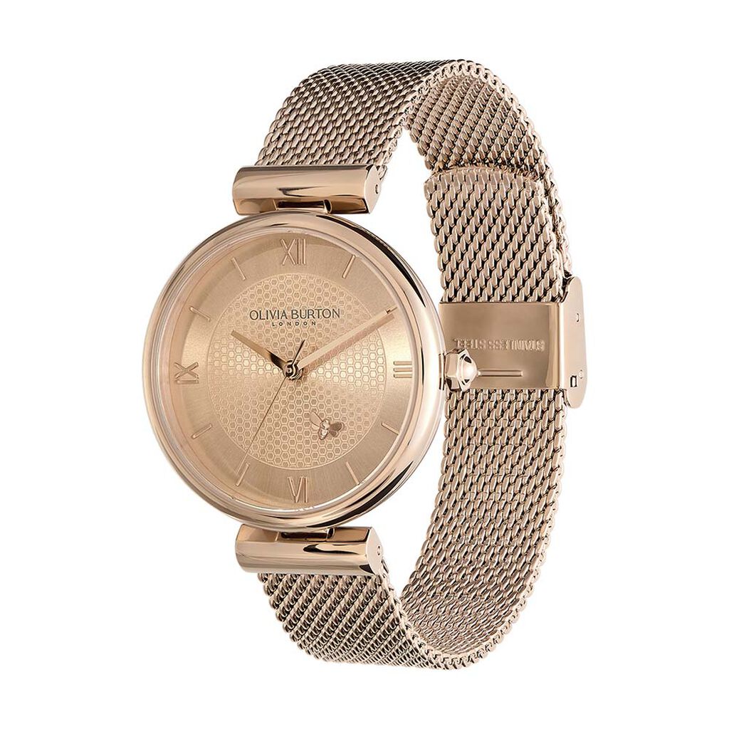 Montre Olivia Burton Minima Bee Rose - Montres Femme | Histoire d&rsquo;Or