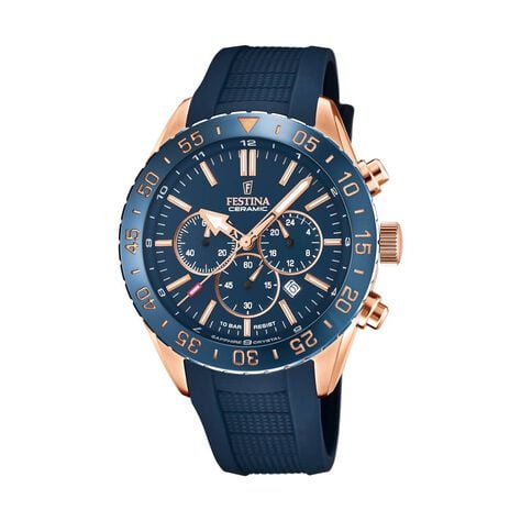 Montre Festina Ceramic Bleu - Montres Homme | Histoire d&rsquo;Or