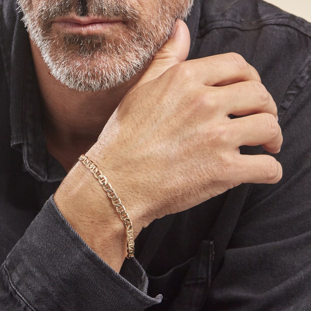 Bracelet Plaqué Or Kamen - Bracelets chaîne Homme | Histoire d’Or