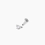Piercing Magma Argent Blanc Oxyde De Zirconium - Piercings d'oreilles Femme | Histoire d&rsquo;Or
