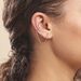Bijou D'oreille Plaqué Or Maurizio Oxydes De Zirconium - Boucles d'oreilles fantaisie Femme | Histoire d’Or