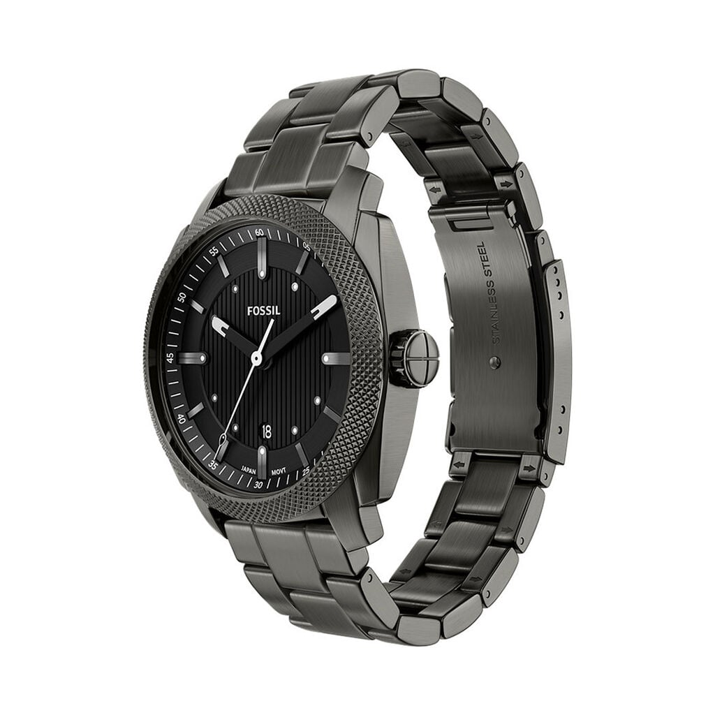 Montre Fossil Machine Noir - F&ecirc;te des p&egrave;res Homme | Histoire d&rsquo;Or