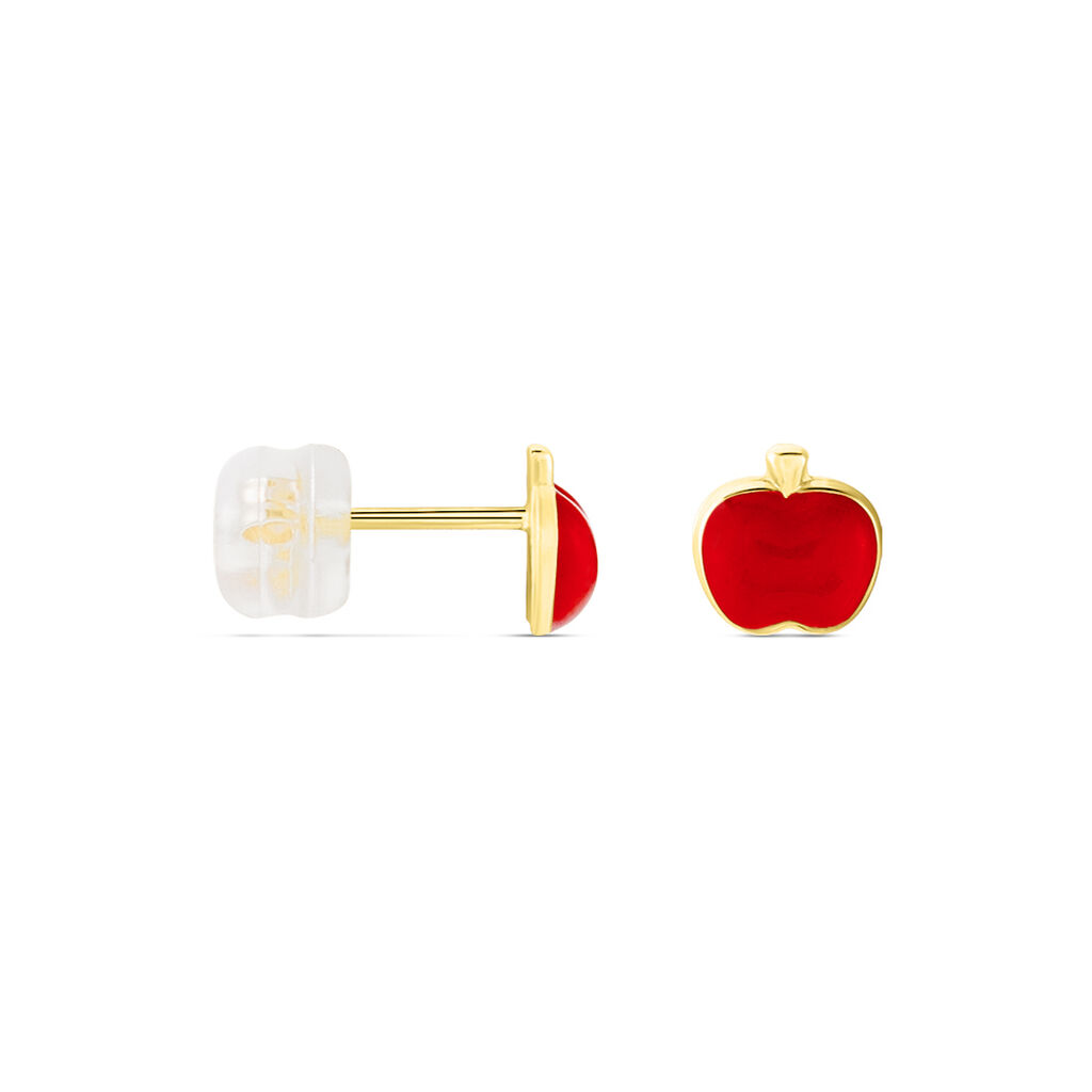 Boucles D'oreilles Puces Eve Or Jaune - Clous d'oreilles Enfant | Histoire d’Or
