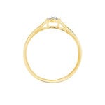 Bague Imelie Or Jaune Diamant - Bagues avec pierre Femme | Histoire d&rsquo;Or
