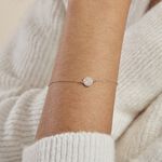 Bracelet Or Jaune Burak Oxyde De Zirconium - Bracelets Femme | Histoire d&rsquo;Or