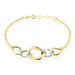 Bracelet Or Bicolore Acanthus - Bracelets chaîne Femme | Histoire d’Or