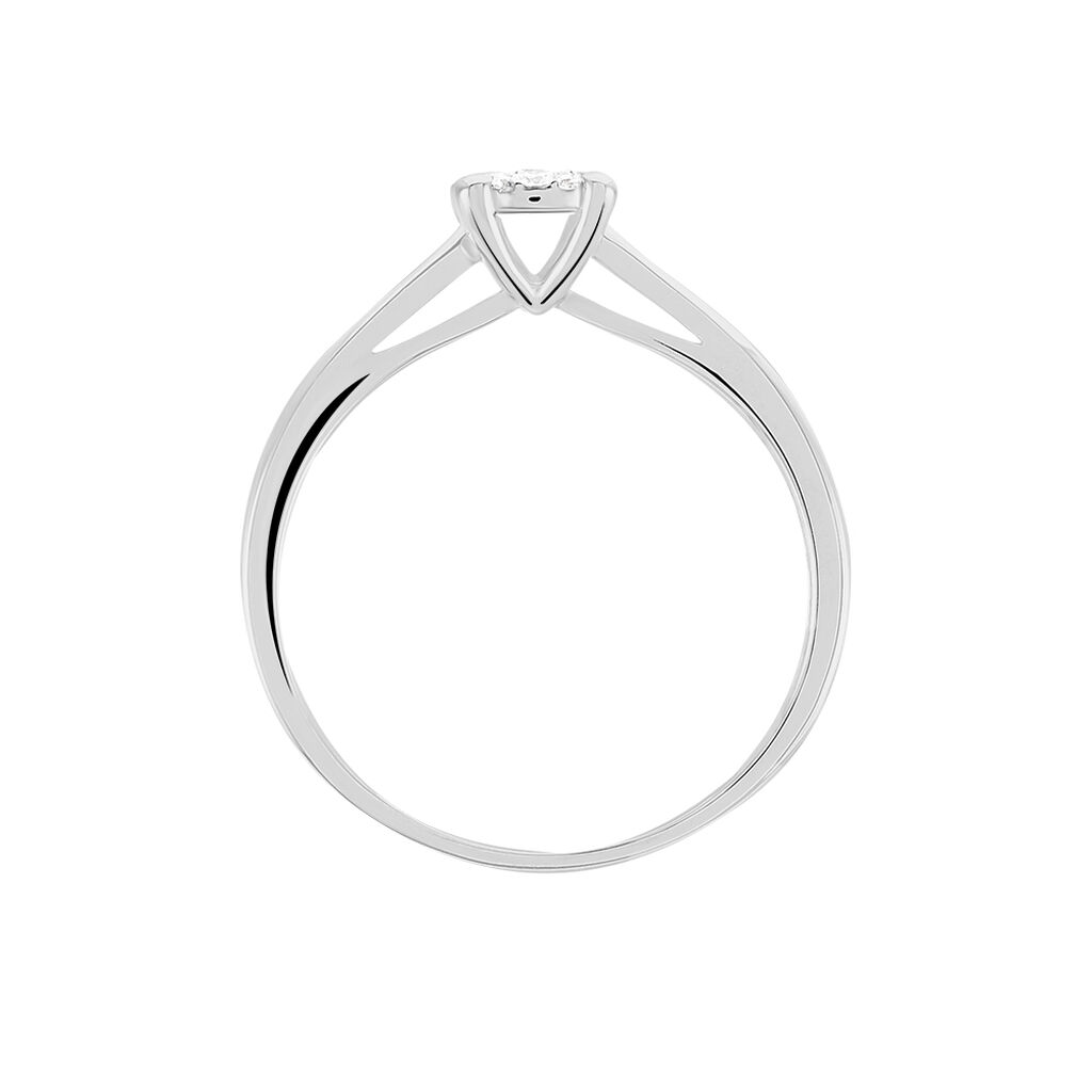 Bague Solitaire Artemis Or Blanc Diamant - Bagues solitaires Femme | Histoire d’Or