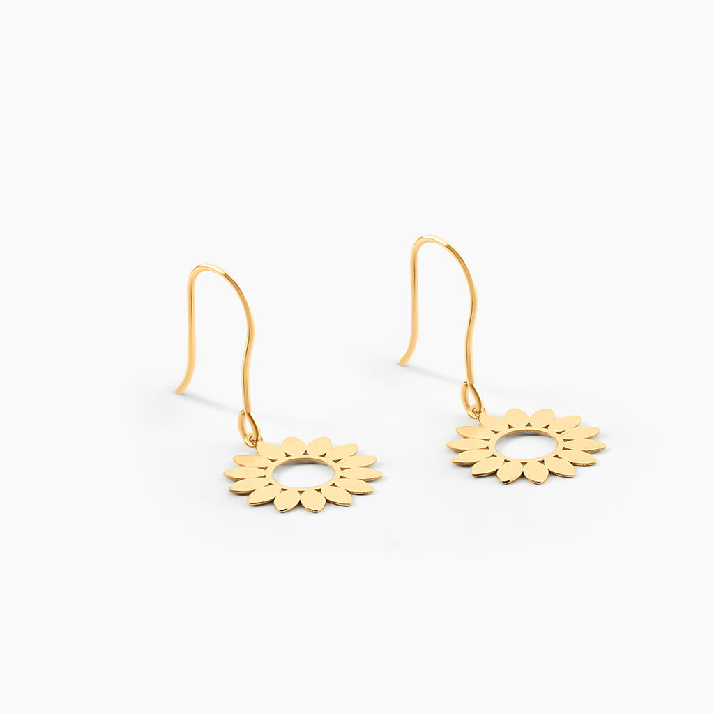 Boucles D'Oreilles Pendantes Hypatia Or Jaune - Boucles d'oreilles pendantes Femme | Histoire d&rsquo;Or